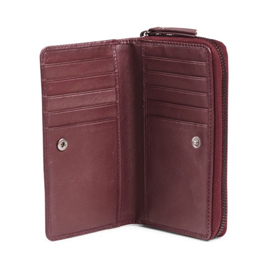 Wallet BayMBG Wallet. Burgundy. Leather. Markberg