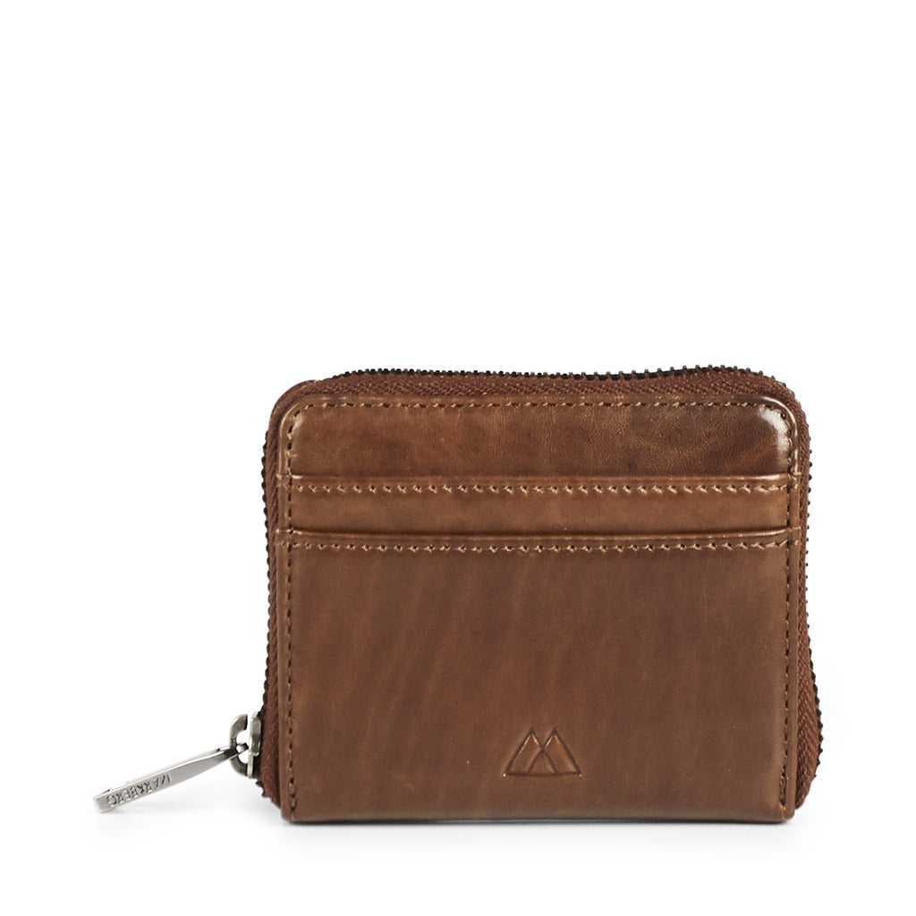 Purse Harper MBG Wallet. Antique leather. Chestnut. Markberg