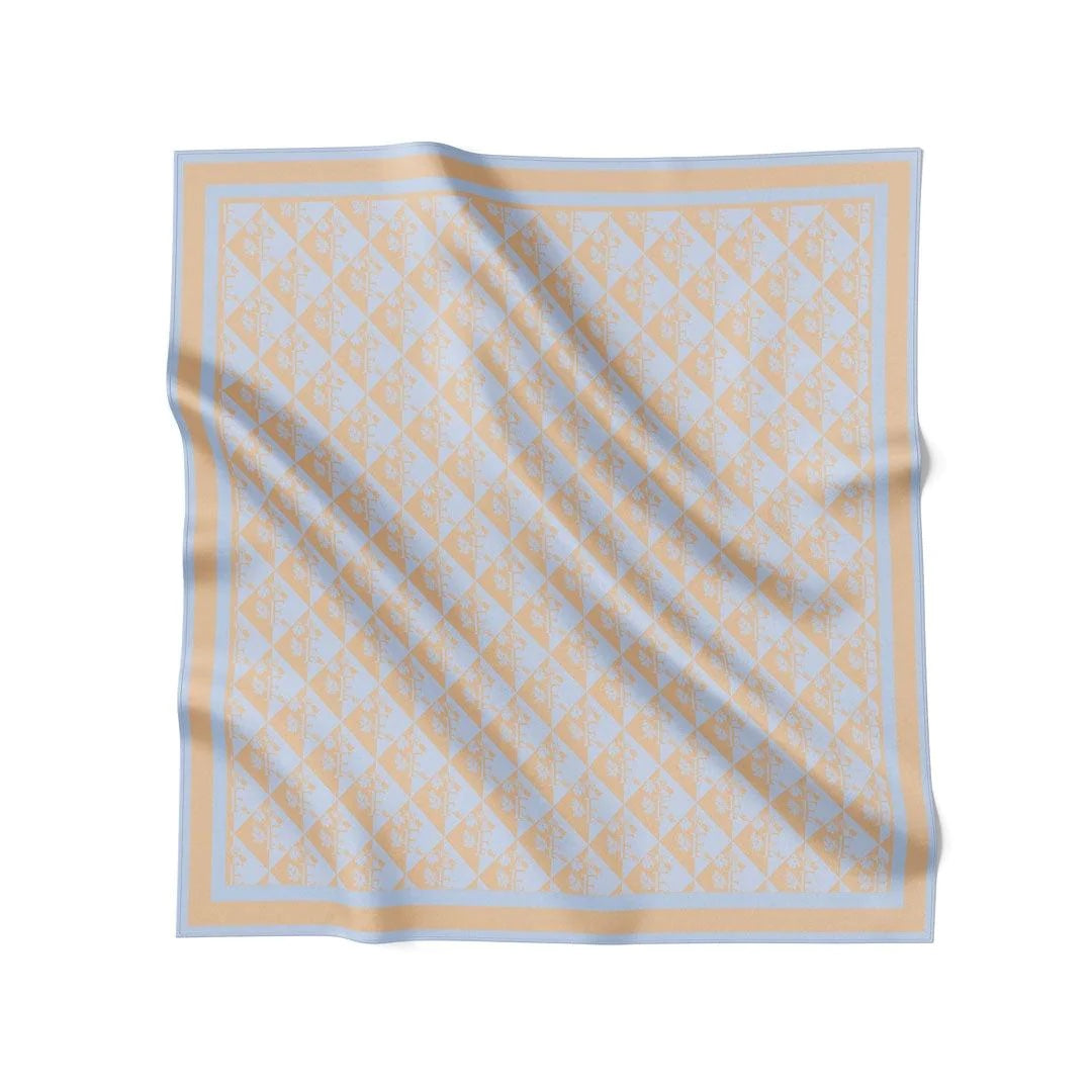 Silketørklæde til kvinder. Blue Morning