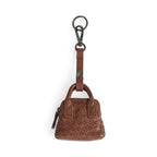 AmayaMBG nøglering charm. Flettet læder. Brun. Unisex. Markberg