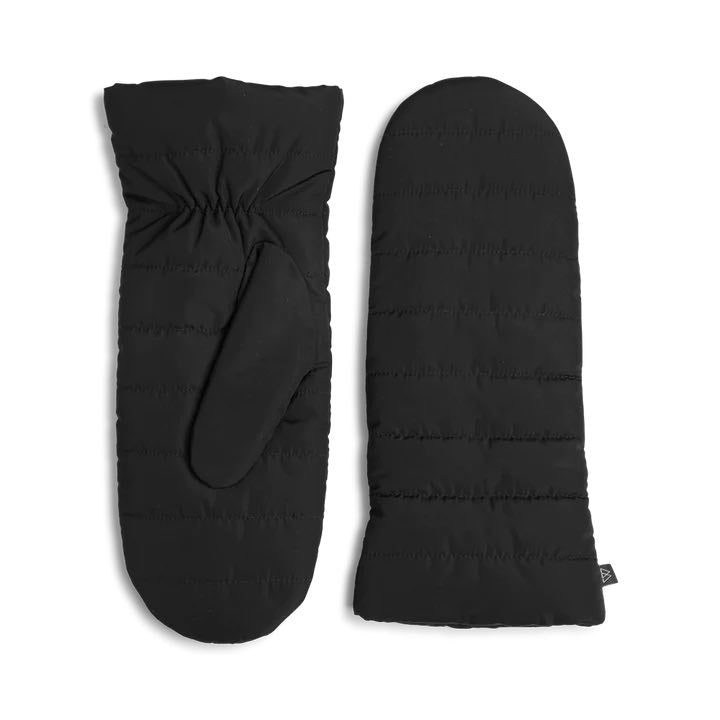 CelinaMBG mitten. Puffer look. Unisex. Black. 100% recycled polyester. Markberg
