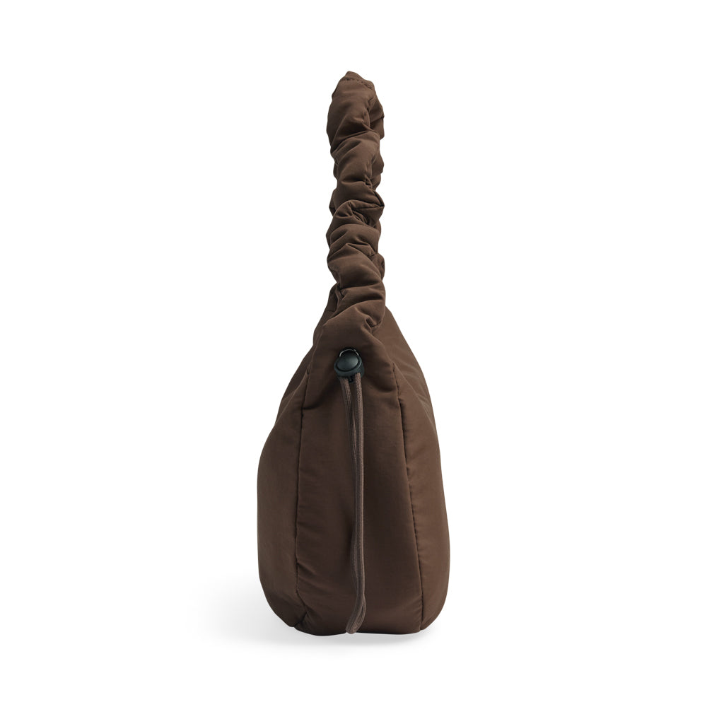 CraveMBG handbag. Brown. Recycled polyester. Markberg