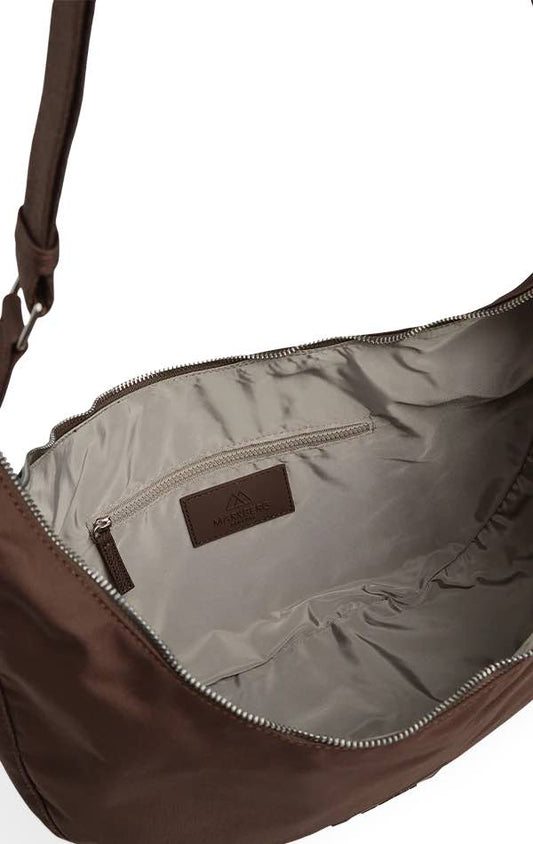 LigaMBG crossbody Tasker. Brun. Recycled polyester. Markberg