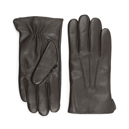 HarveyMBG Glove Herrenhandschuhe mit Touch-Funktion. Braun. Lederhaut. Markberg