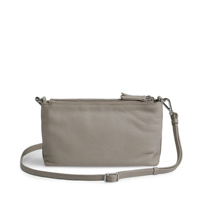 MikalaMBG Crossbody bag. White sand. Leather. Markberg