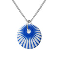 Splash necklace. Royal Blue. Sterling silver. Scherning Copenhagen