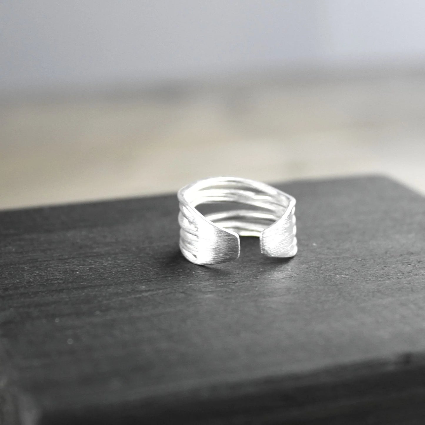 Tara Adjustable Ring. Silver plated. Danish Copenhagen