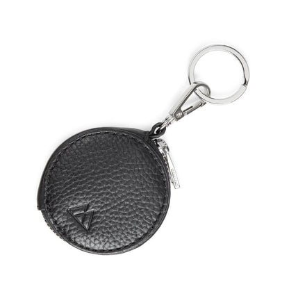 VernaMBG nøglering. Grain sort. Unisex. Læder. Markberg