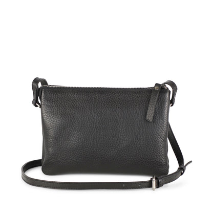 Vera crossbody lædertaske. Sort. Markberg