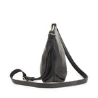 Crossbody Taske Dakota. Sort læderskind. Markberg