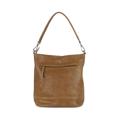 Ulrika lædertaske. Brun cognac. Markberg