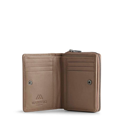 Pung  Kaia MBG wallet i lammeskind. Beige. Markberg