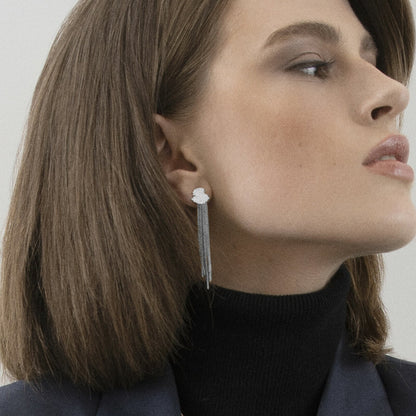 Amelia Mini Chain ørering Sølvbelagt. Dansk Copenhagen