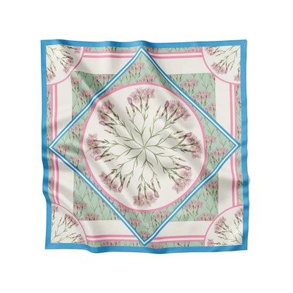 Nellike silketørklæde til kvinder. 100% silke