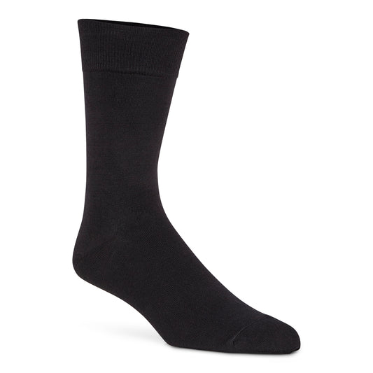 Men's socks. Double Soft ankle socks. Black. The KT stocking