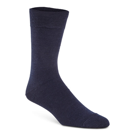 Men's socks Double Soft ankle socks. Navy. The KT stocking