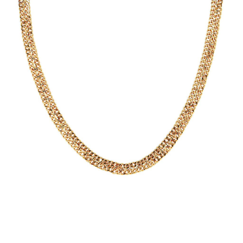 Infinity Double necklace. Gold plated. Danish Copenhagen