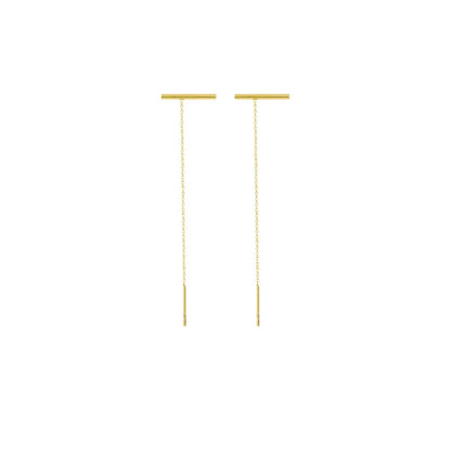 Joy Waterproof Chain Stick øreringe. 18K guld plating