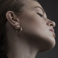 Infinity Simple Small Hoop. Creole. Gold plated. Danish Copenhagen