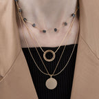Theodora Chain halskæde. Prelayeret. Guldbelagt. Dansk Copenhagen