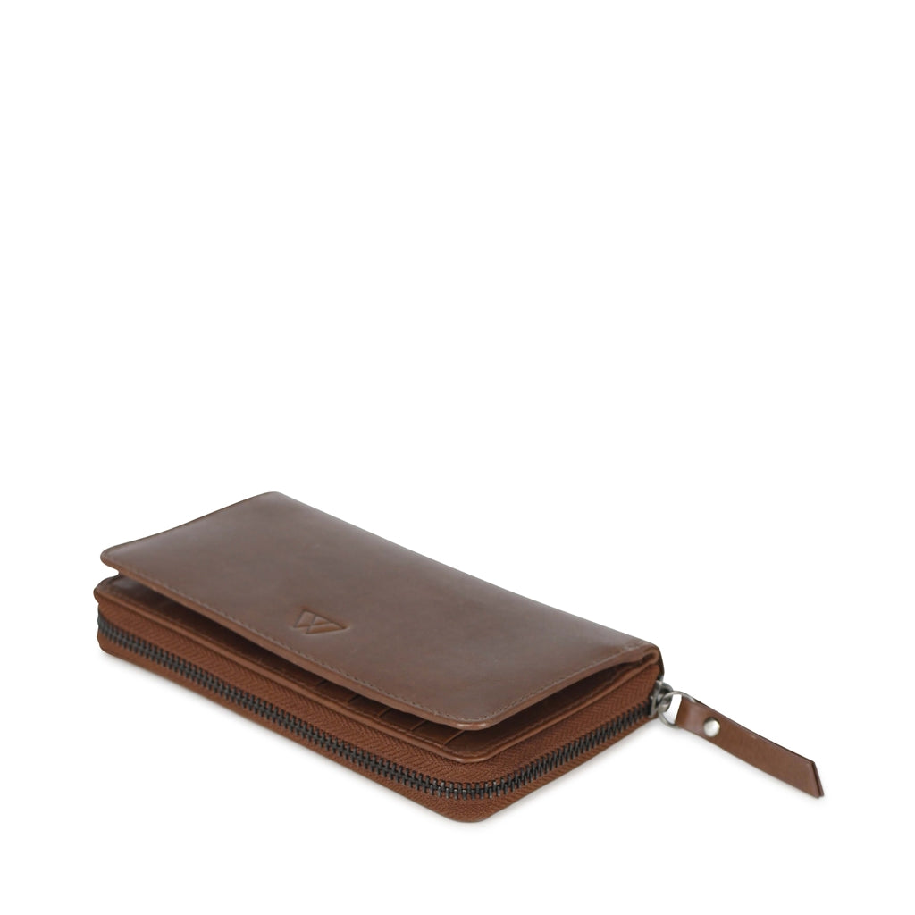 Wallet BayMBG Wallet, antique. Chestnut. Leather. Markberg.